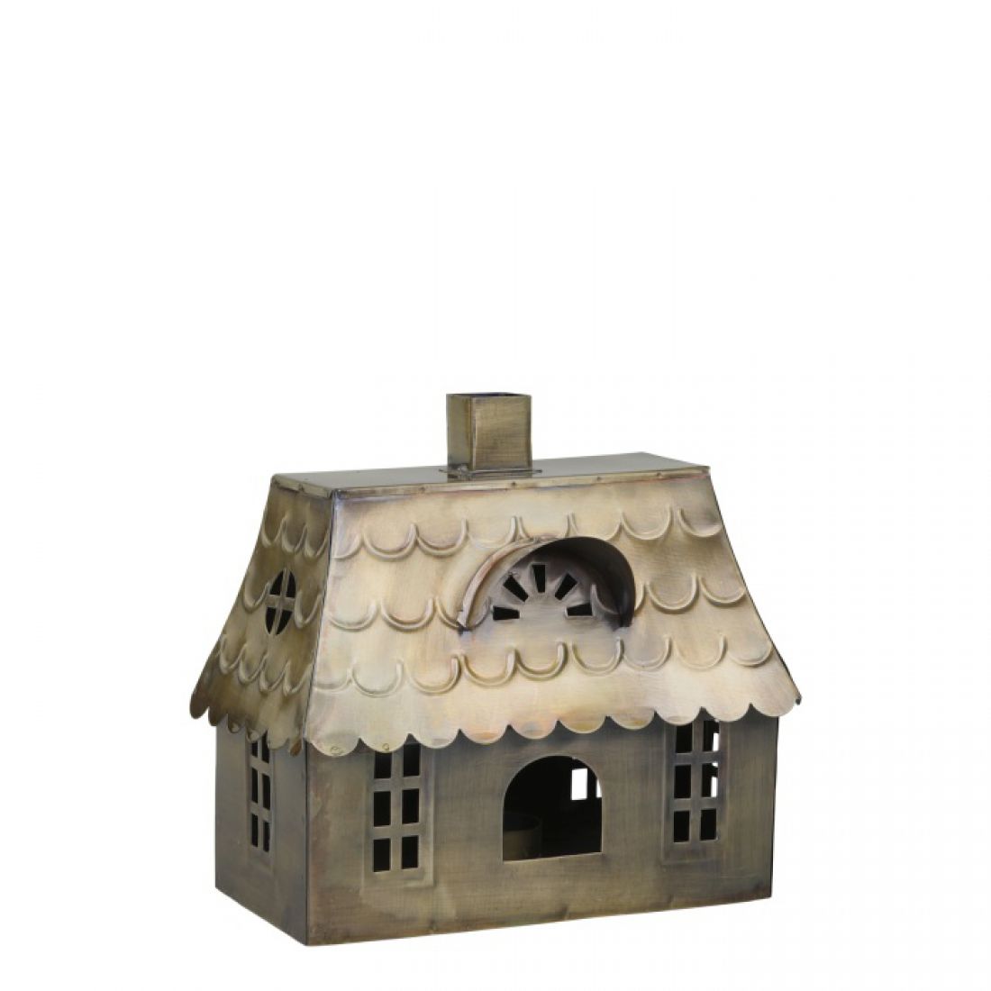 Žvakių namelis sendinto žalvario