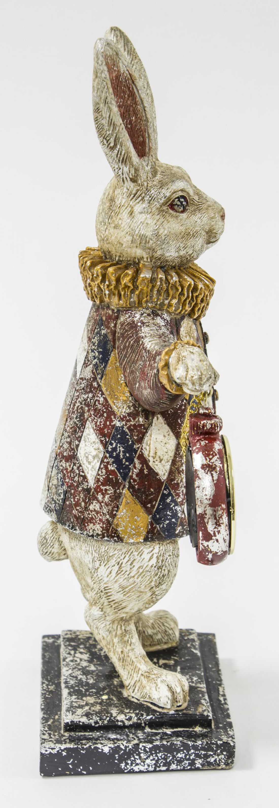 Triušio figūrėlė su laikrodžiu 30x18x8,5