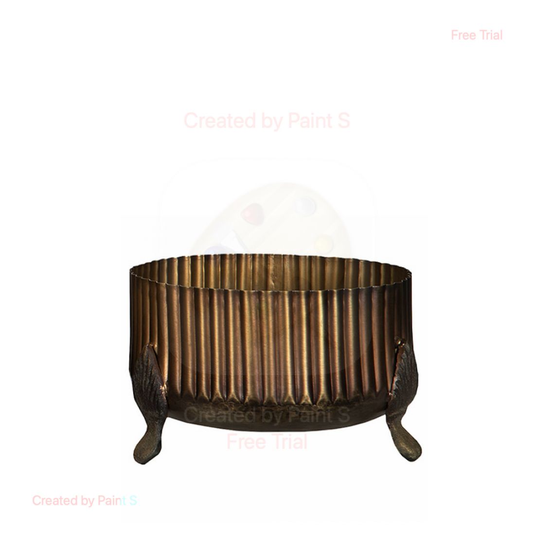 Vazonas Rand Round Antique Brass