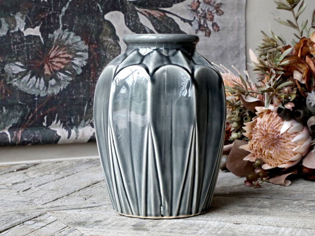 Opalo splavos keramikinė vaza
