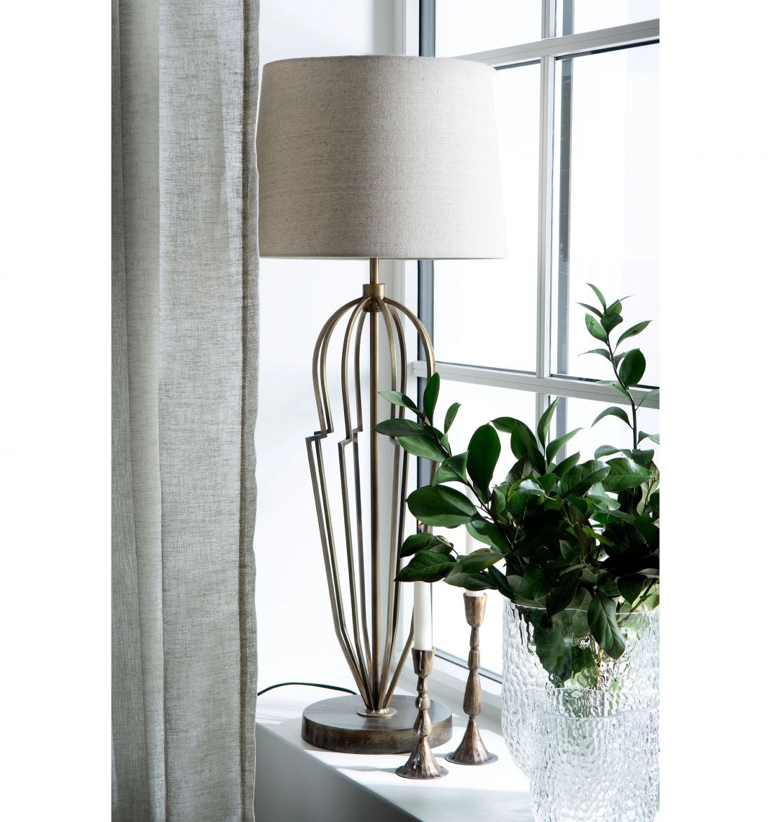 Stiklo vaza Mandy skaidri