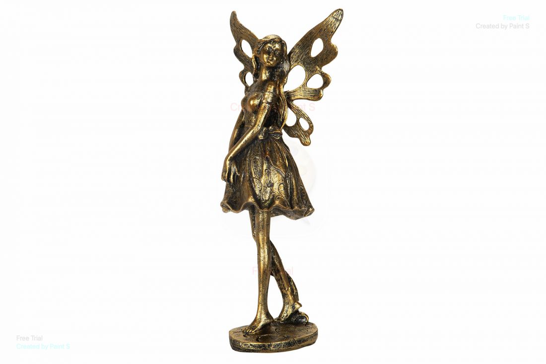 Stovinti žalvarinė figūrėlė