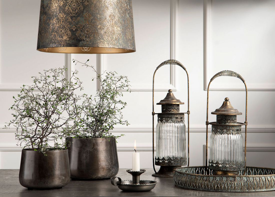 Lubų šviestuvas Baroque Patina