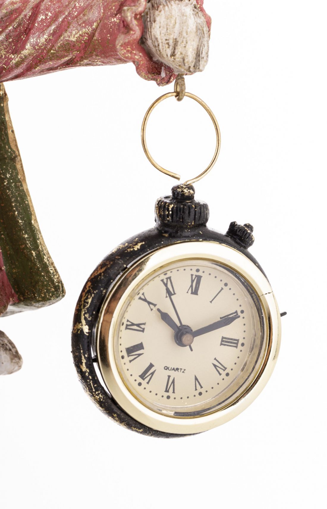 Triušio figūrėlė su laikrodžiu 33x18x9 cm