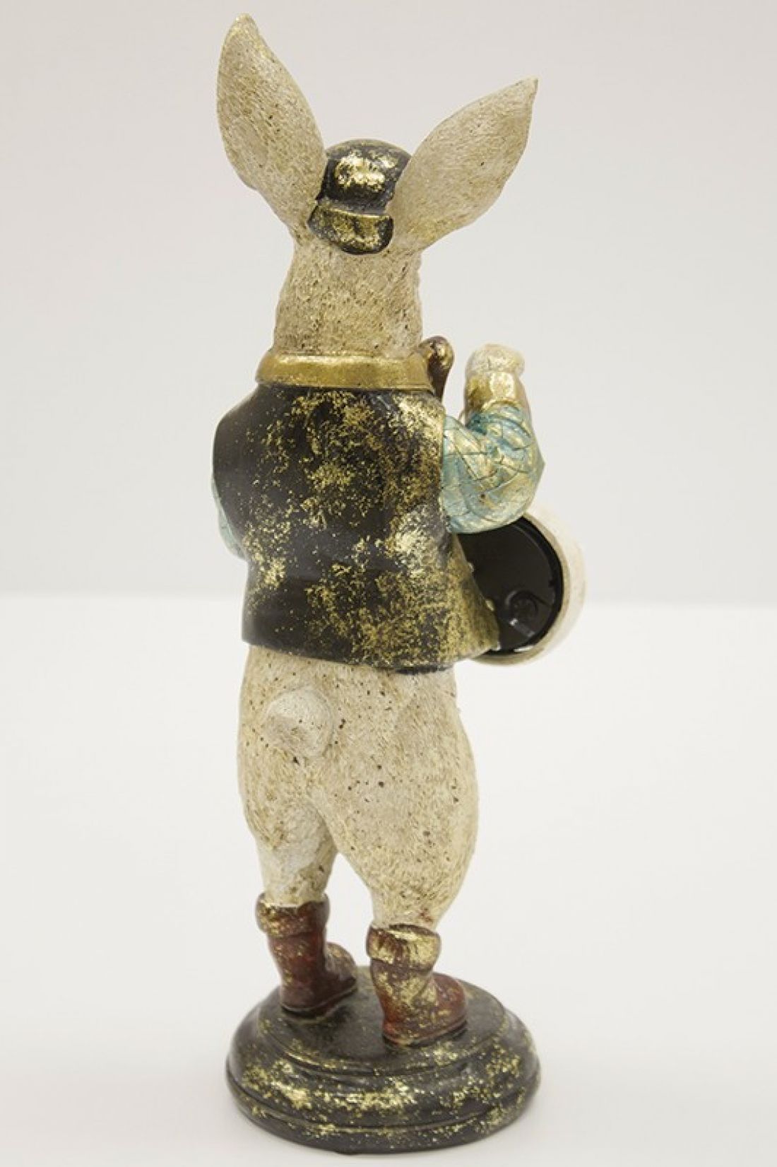 Triušio figūrėlė su laikrodžiu 33×10×10,5