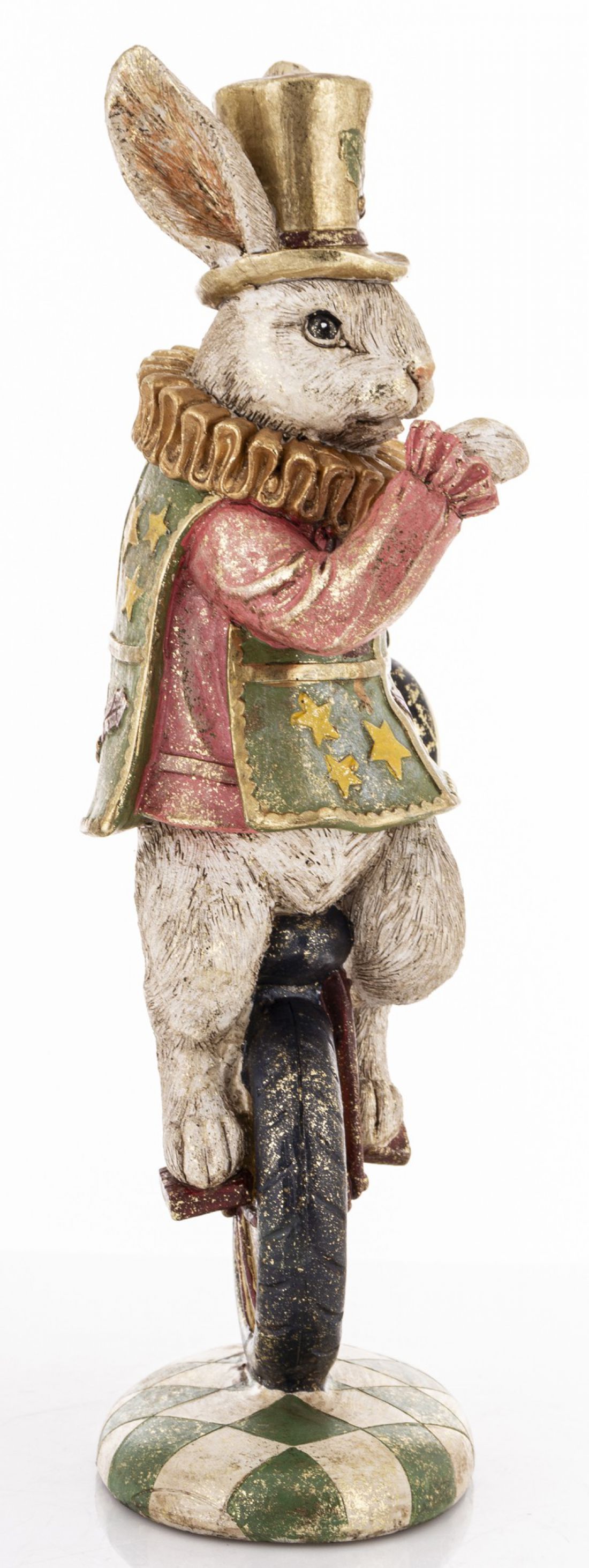 Triušio figūrėlė su laikrodžiu 33x18x9 cm