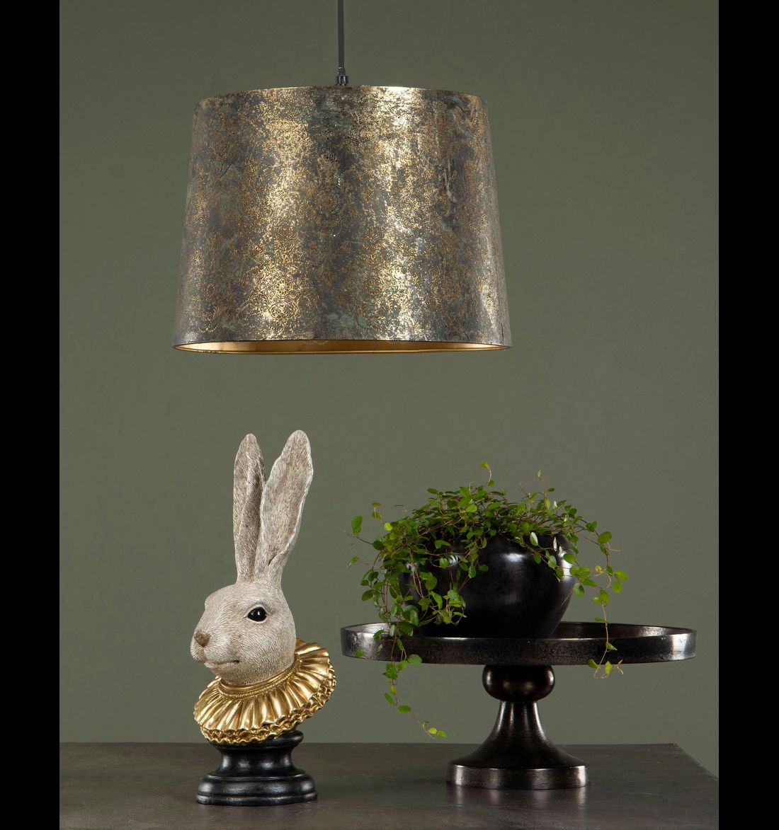 Lubų šviestuvas Baroque Patina