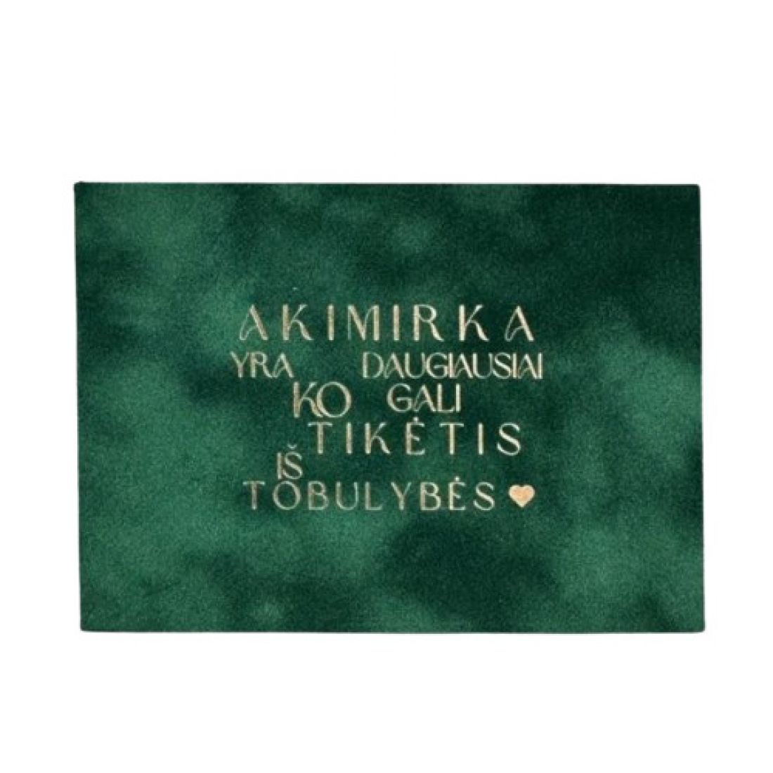 Vokelis pinigams "Akimirka" Žalias