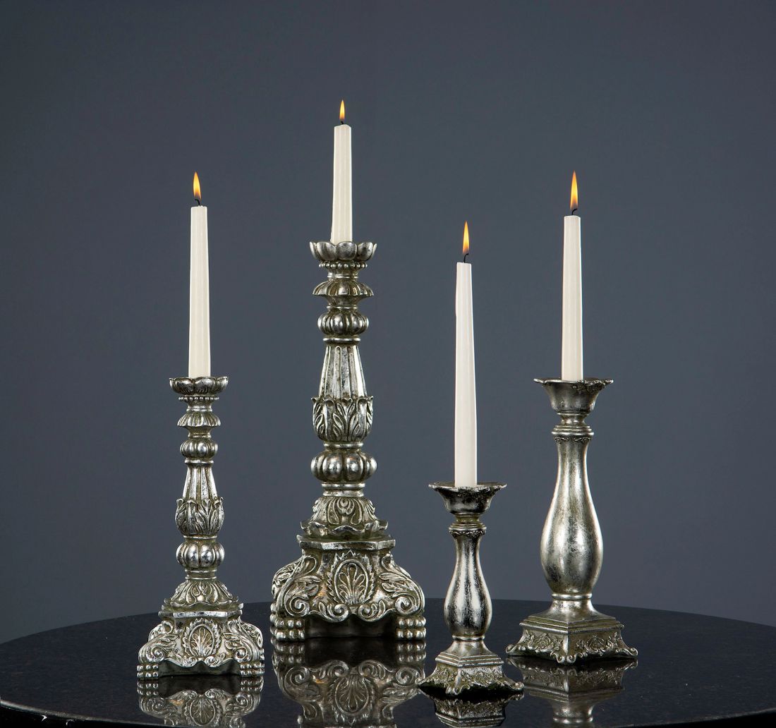 Žvakidė Enya Antikinio sidabro spalvos