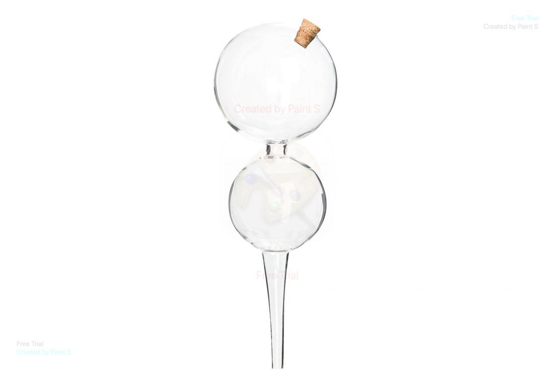 Stiklinis burbulas laistymui