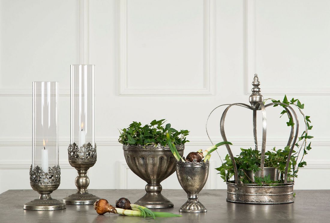 Žvakidė Leah sidabro spalvos